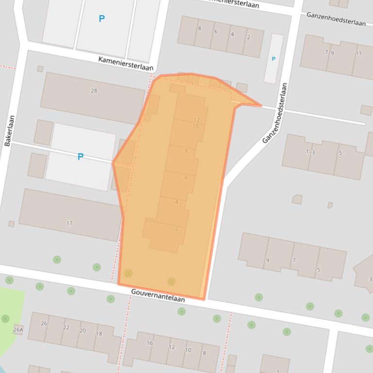 Kaart van postcodegebied 3454WD.