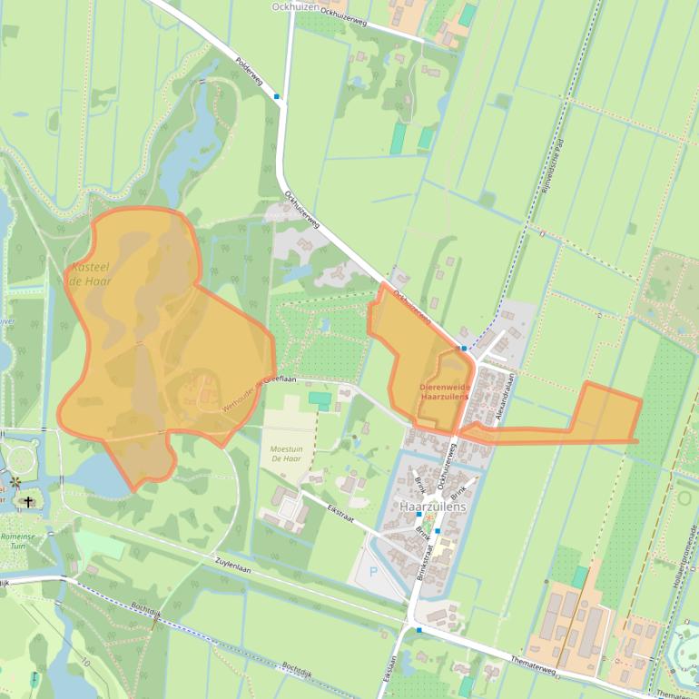 Kaart van postcodegebied 3455SB.
