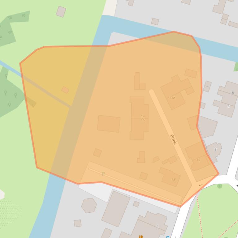 Kaart van postcodegebied 3455SG.