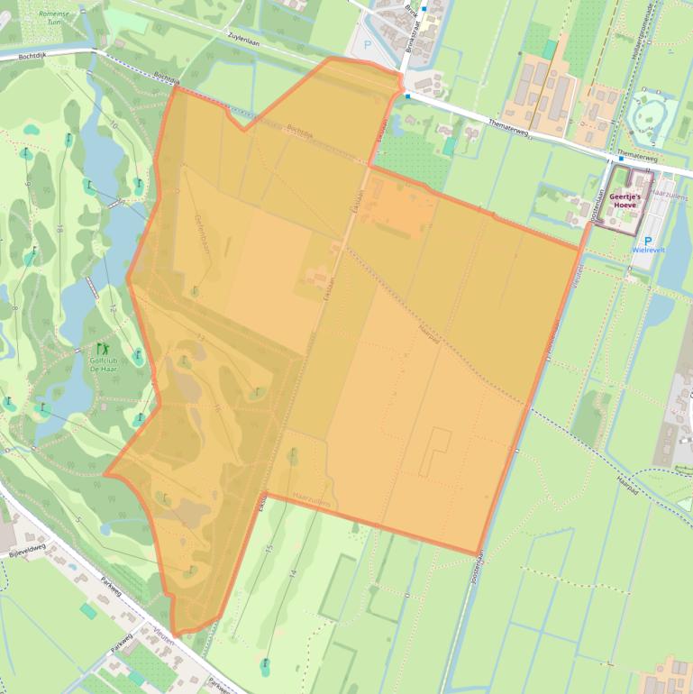 Kaart van postcodegebied 3455SL.