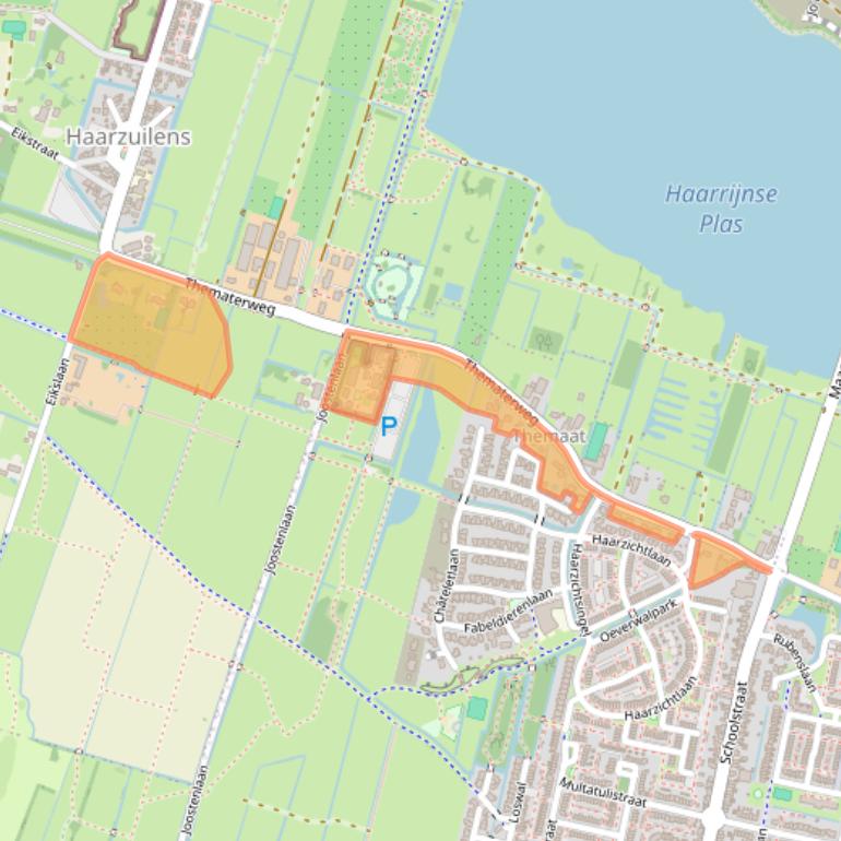 Kaart van postcodegebied 3455SM.