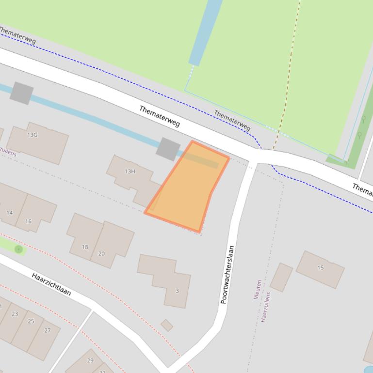 Kaart van postcodegebied 3455SR.