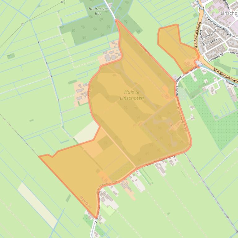 Kaart van postcodegebied 3461AC.