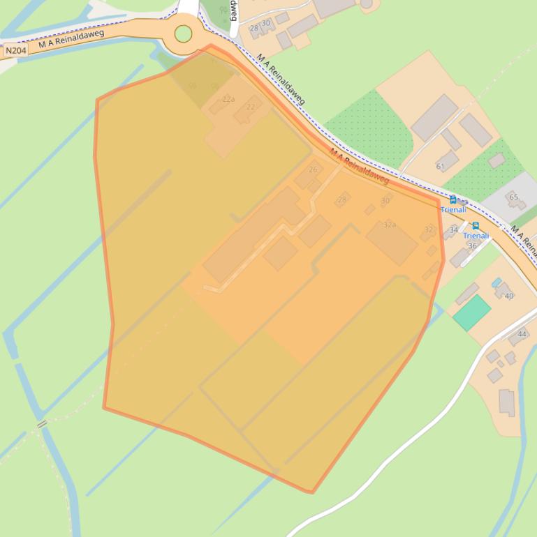 Kaart van postcodegebied 3461AK.