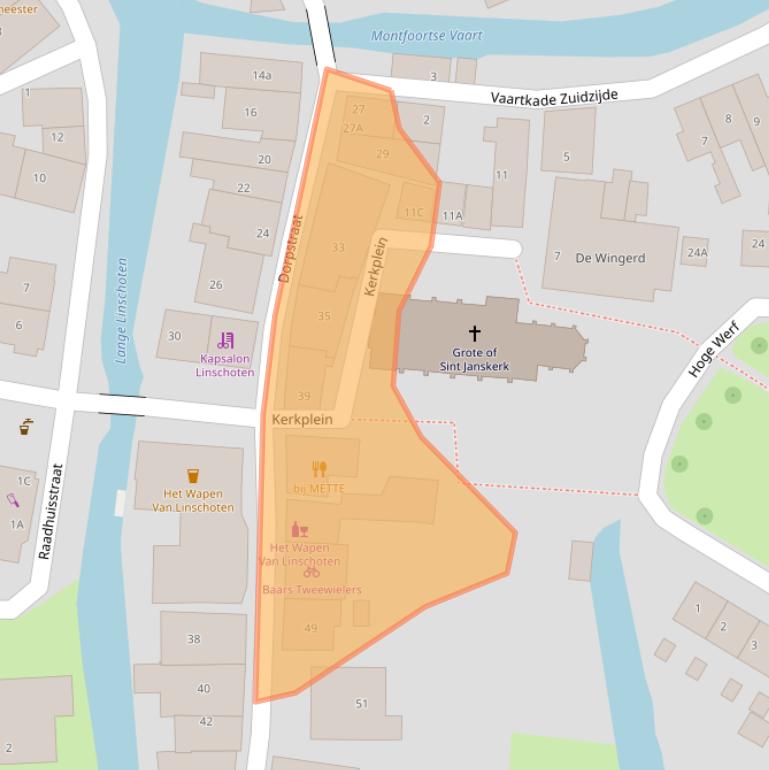 Kaart van postcodegebied 3461CP.