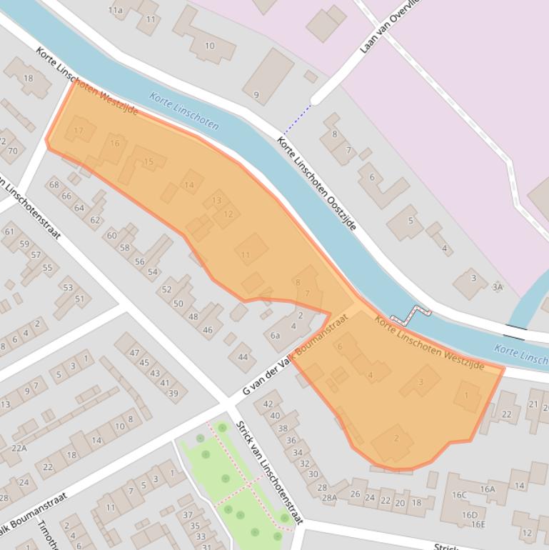 Kaart van postcodegebied 3461EA.