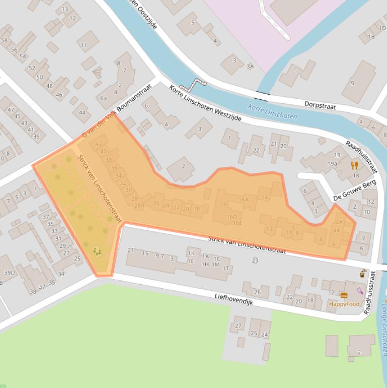 Kaart van postcodegebied 3461EG.