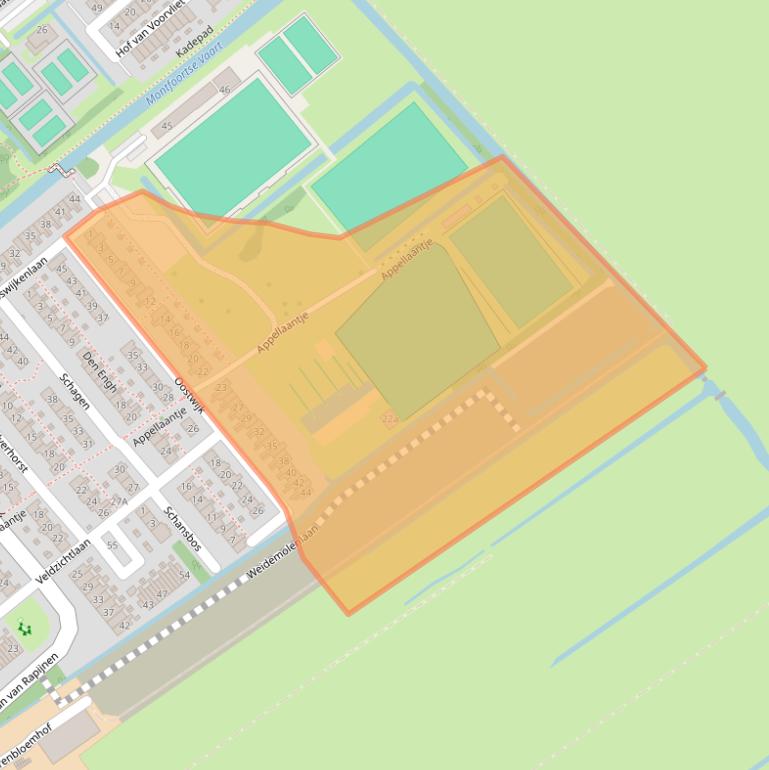 Kaart van postcodegebied 3461GP.