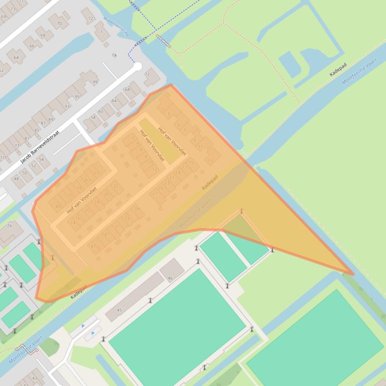 Kaart van postcodegebied 3461GZ.