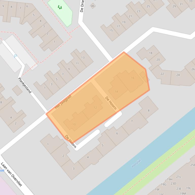 Kaart van postcodegebied 3461HB.