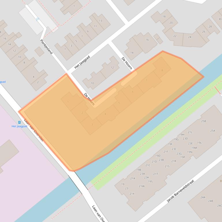 Kaart van postcodegebied 3461HS.