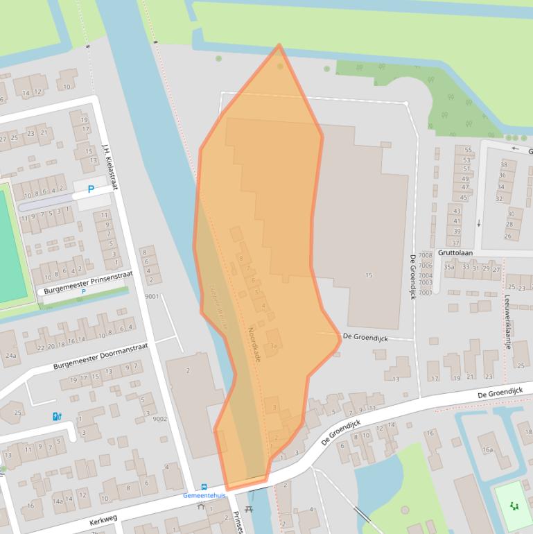 Kaart van postcodegebied 3465JC.