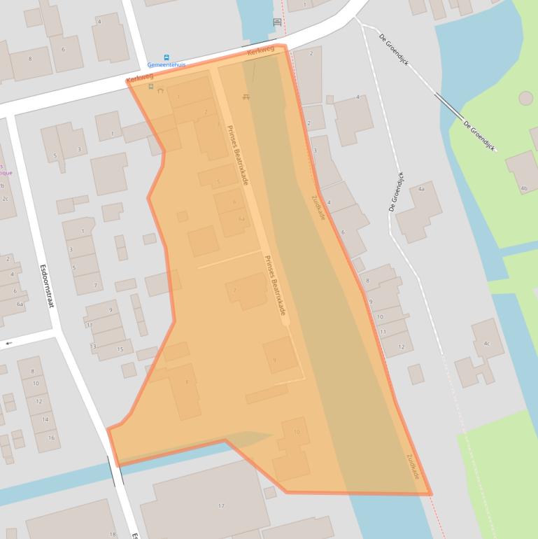 Kaart van postcodegebied 3465JE.