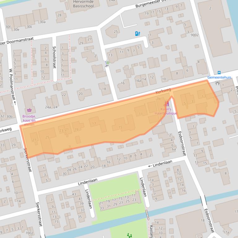 Kaart van postcodegebied 3465JG.