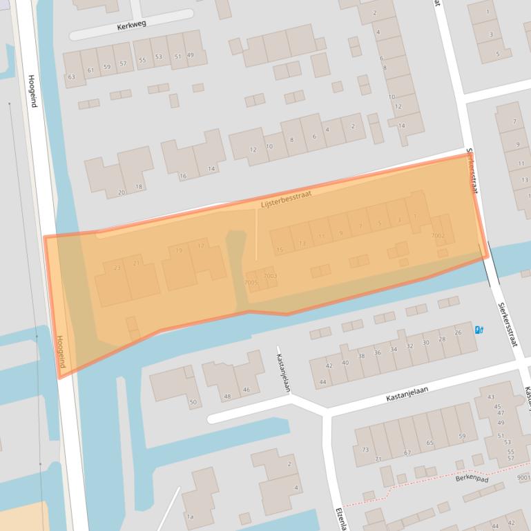 Kaart van postcodegebied 3465JR.