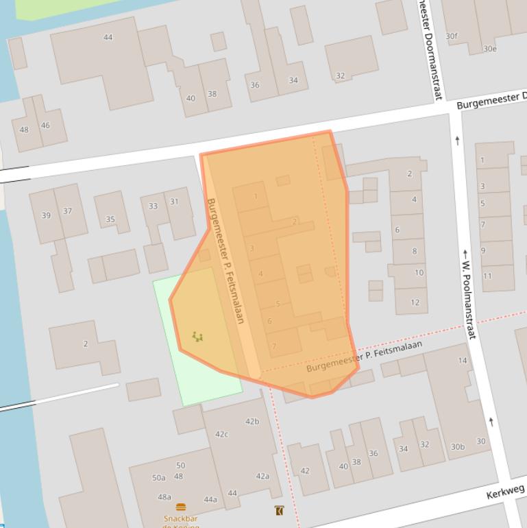 Kaart van postcodegebied 3465KC.