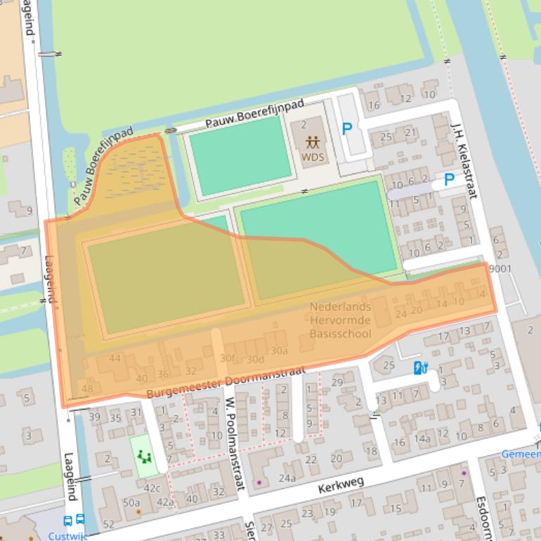 Kaart van postcodegebied 3465KE.