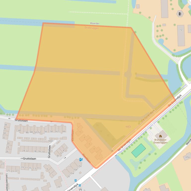 Kaart van postcodegebied 3465KP.