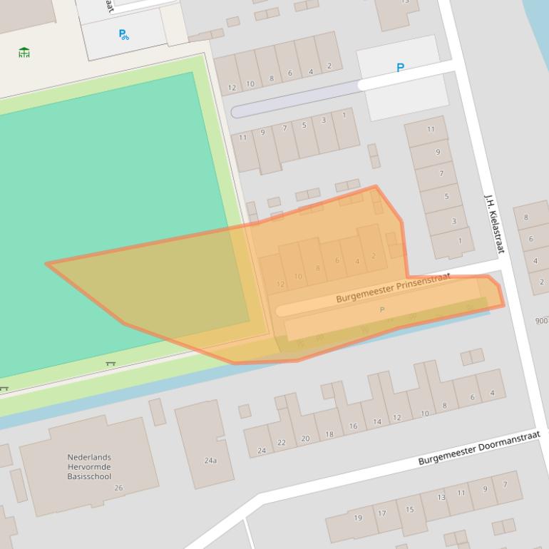 Kaart van postcodegebied 3465KS.