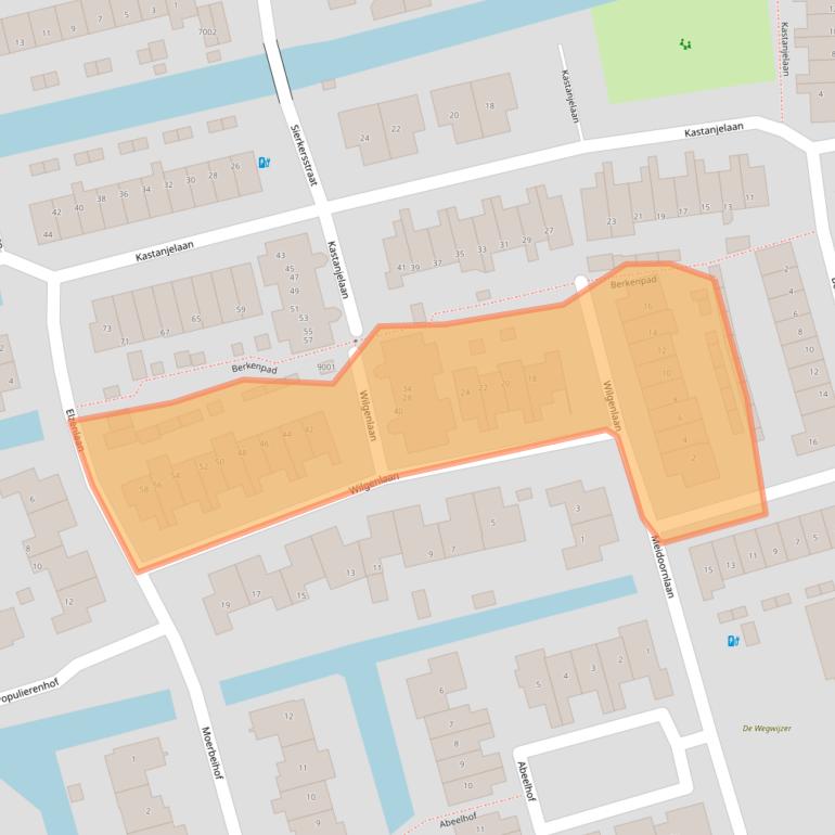 Kaart van postcodegebied 3465TG.