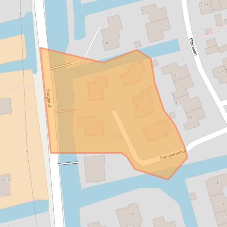 Kaart van postcodegebied 3465TH.