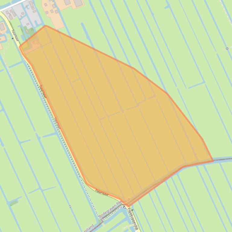 Kaart van postcodegebied 3466KA.