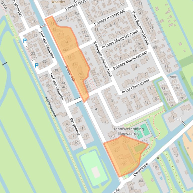 Kaart van postcodegebied 3466LD.