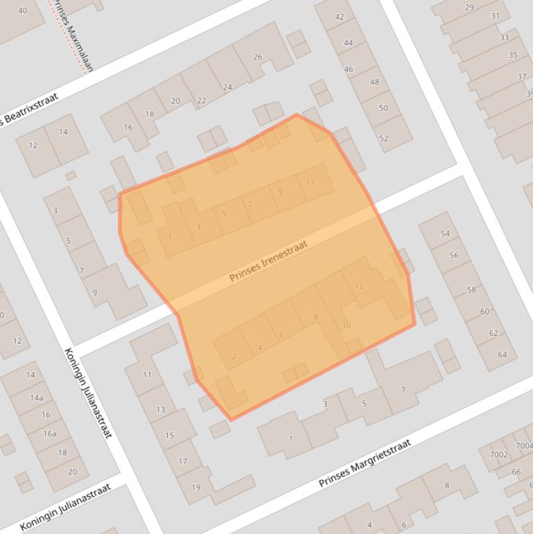 Kaart van postcodegebied 3466LM.