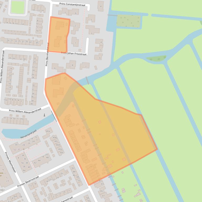 Kaart van postcodegebied 3466LR.