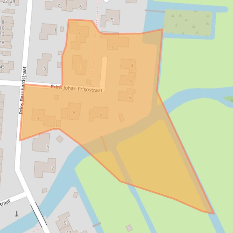 Kaart van postcodegebied 3466LZ.