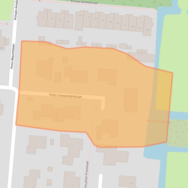 Kaart van postcodegebied 3466NA.