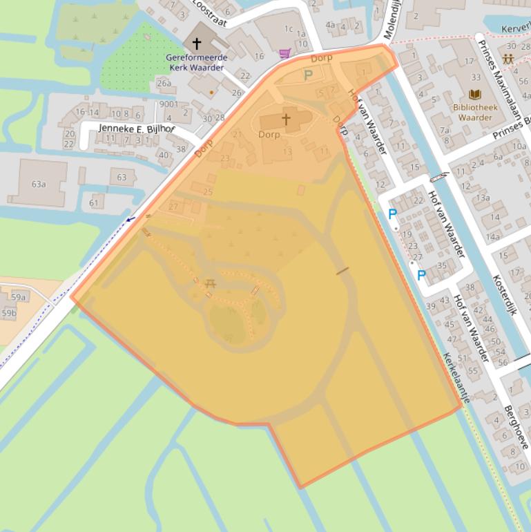 Kaart van postcodegebied 3466NE.