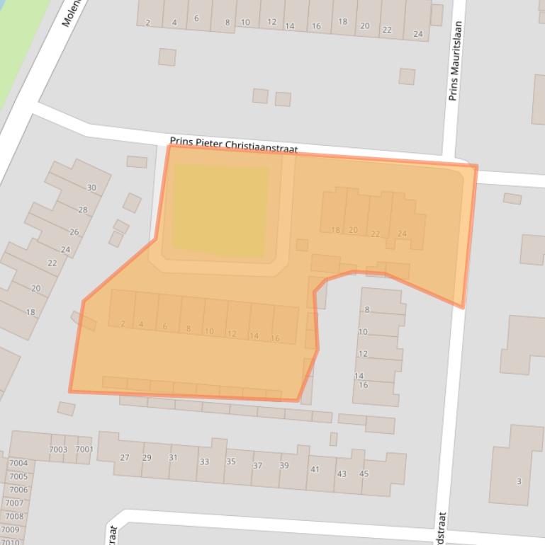 Kaart van postcodegebied 3466NP.