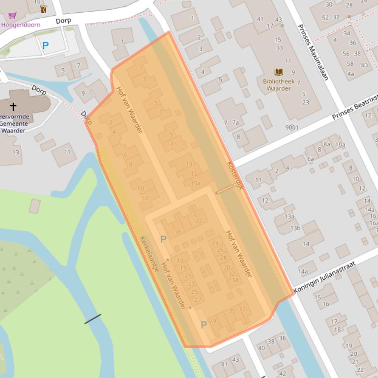 Kaart van postcodegebied 3466NR.