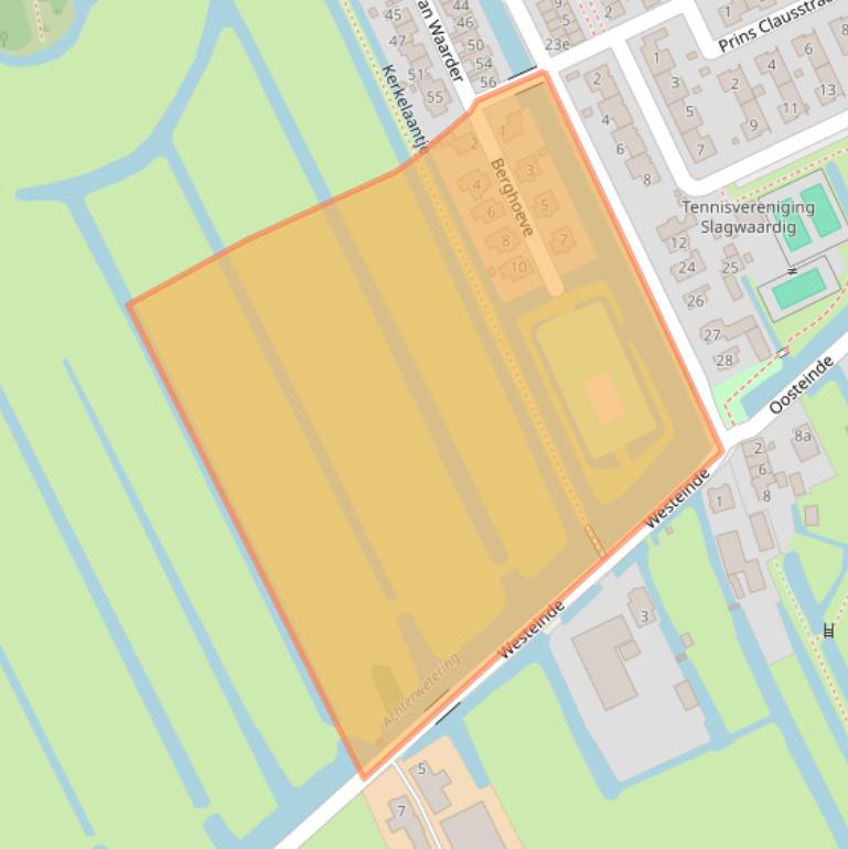 Kaart van postcodegebied 3466NT.