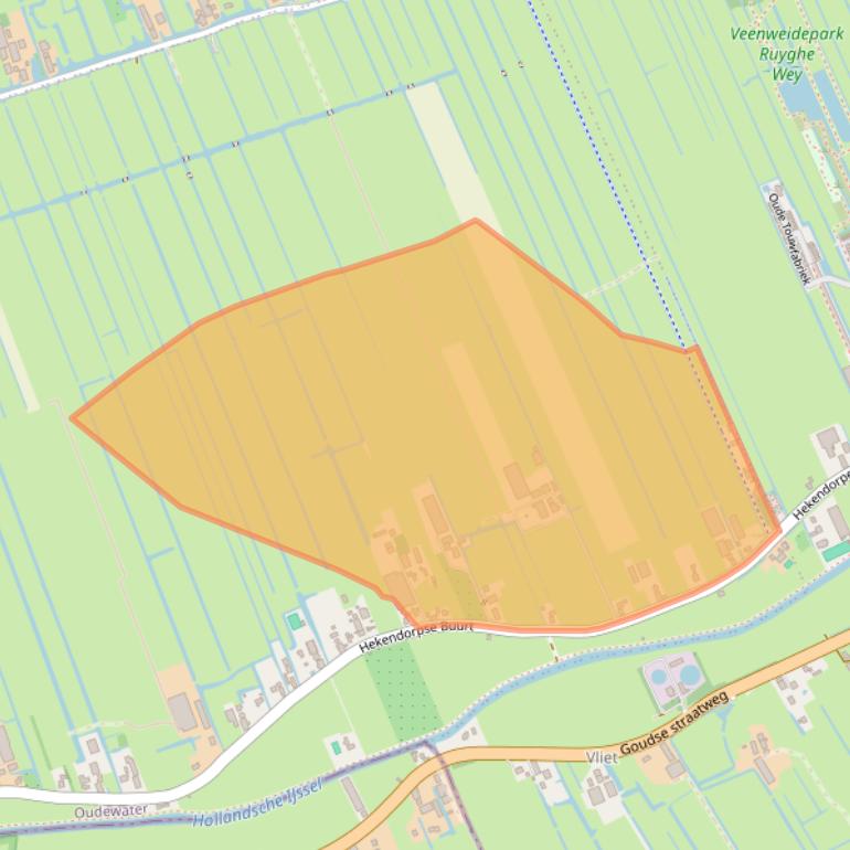 Kaart van postcodegebied 3467PC.