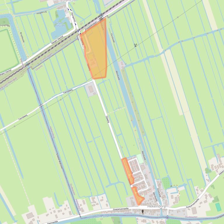 Kaart van postcodegebied 3467PG.