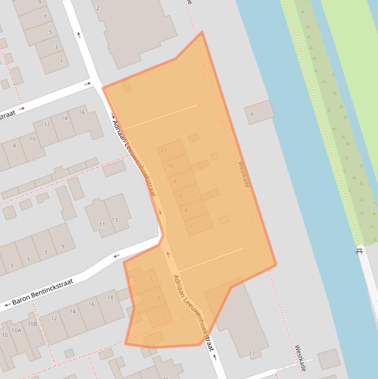 Kaart van postcodegebied 3467PJ.