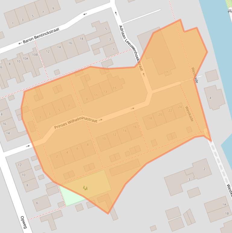 Kaart van postcodegebied 3467PK.