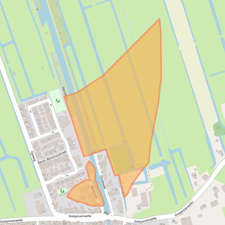 Kaart van postcodegebied 3467PM.