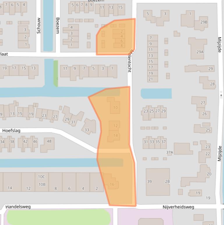 Kaart van postcodegebied 3471AB.