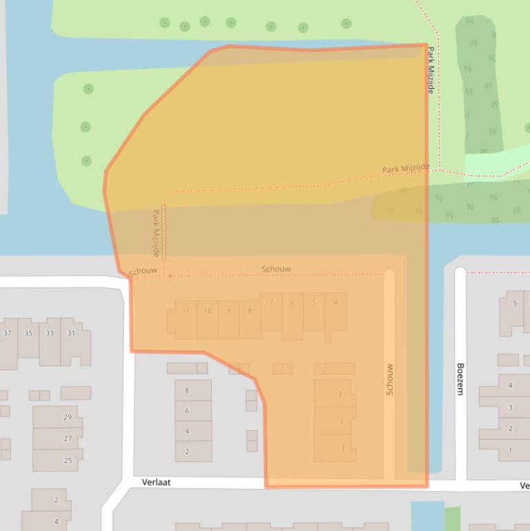 Kaart van postcodegebied 3471AG.