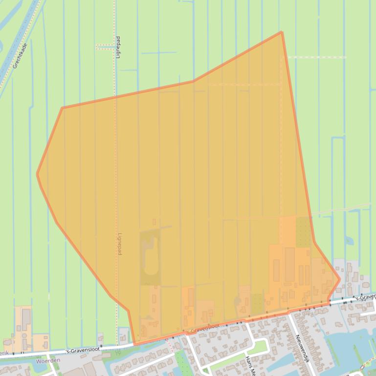 Kaart van postcodegebied 3471BN.