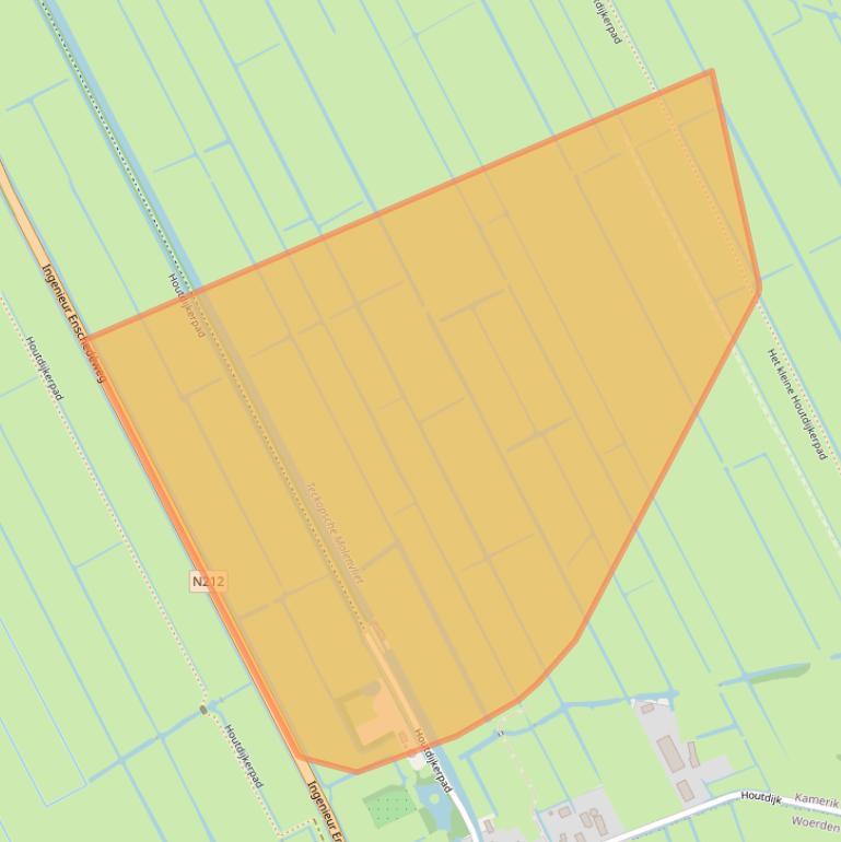 Kaart van postcodegebied 3471BT.