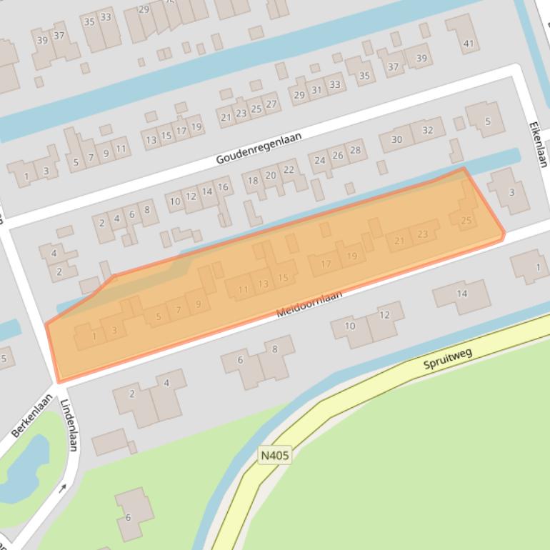 Kaart van postcodegebied 3471CA.