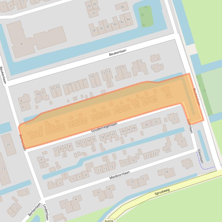 Kaart van postcodegebied 3471CD.