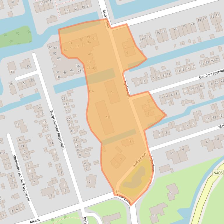 Kaart van postcodegebied 3471CG.