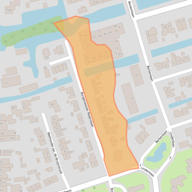 Kaart van postcodegebied 3471CJ.