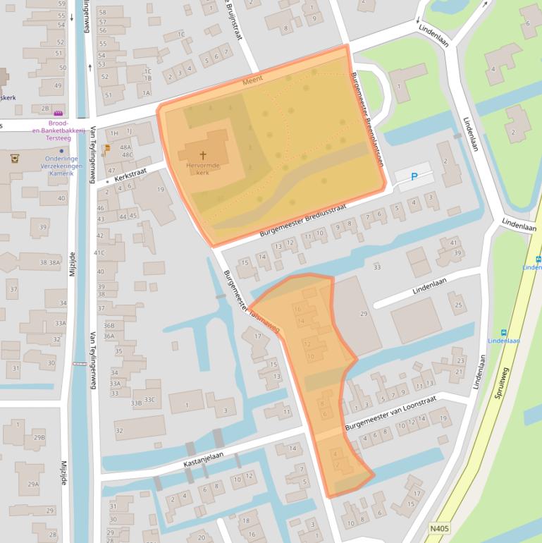 Kaart van postcodegebied 3471CN.