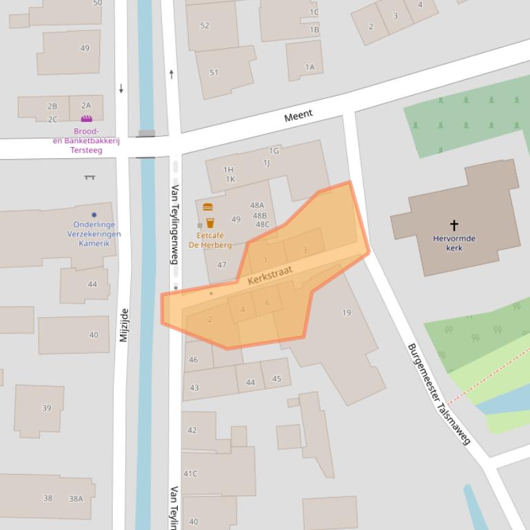 Kaart van postcodegebied 3471CP.